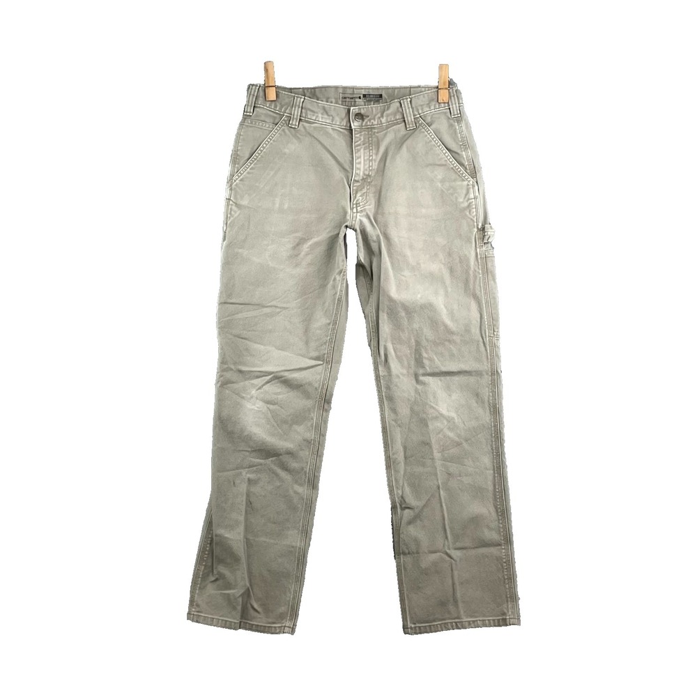 Carhartt Pants Mens 32x30* Relaxed Rugged Flex Duck Dungaree Carpenter‎ Workwear